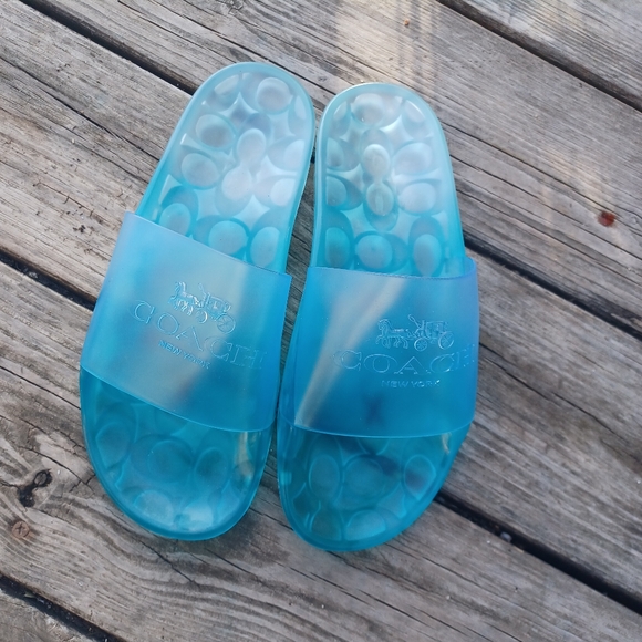Coach Jelly Pool Sandles NWOT - Picture 5 of 7